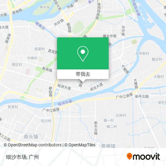 细沙市场地图