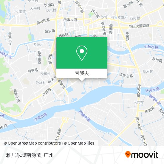 雅居乐城南源著地图