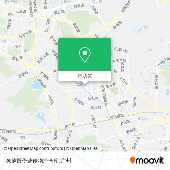 象屿股份速传物流仓库地图