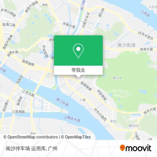 南沙停车场 运用库地图