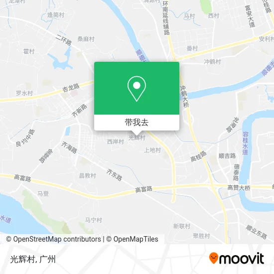 光辉村地图