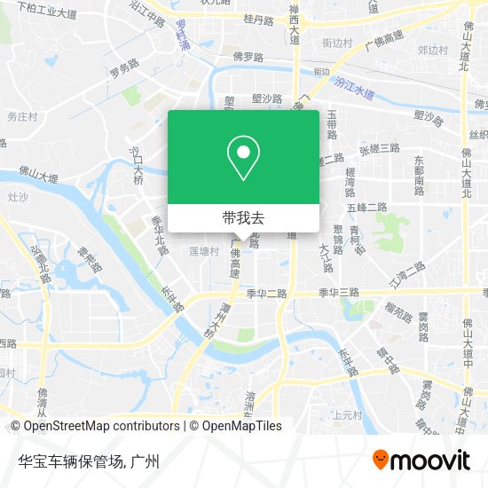 华宝车辆保管场地图