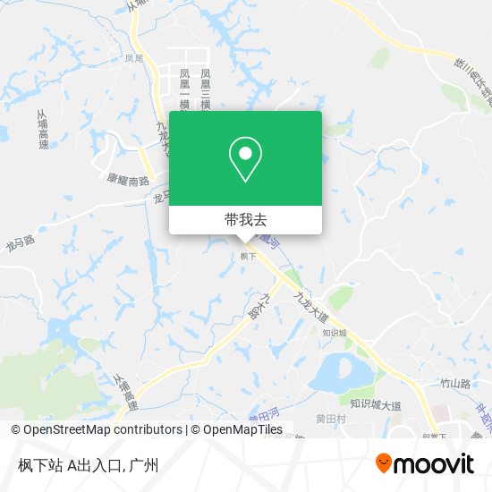 枫下站 A出入口地图
