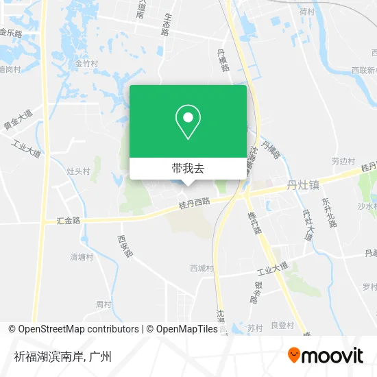 祈福湖滨南岸地图