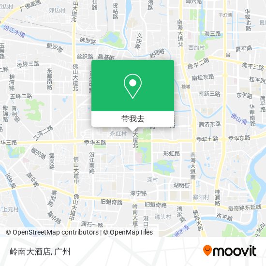 岭南大酒店地图