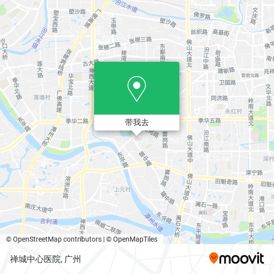 禅城中心医院地图