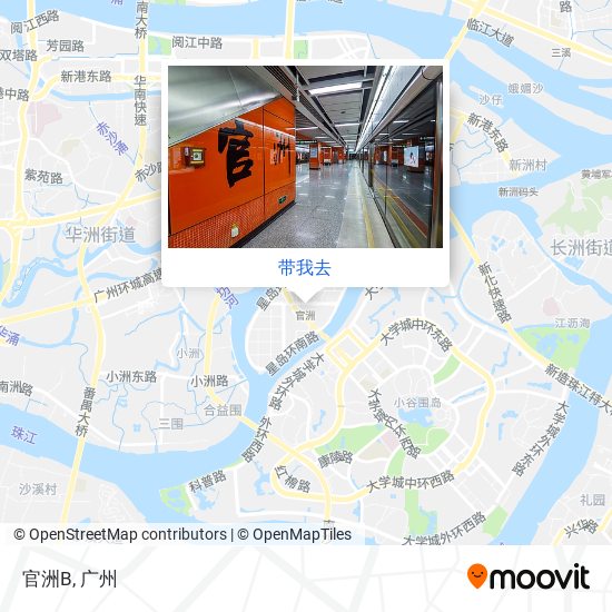 官洲B地图