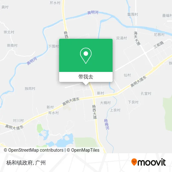杨和镇政府地图