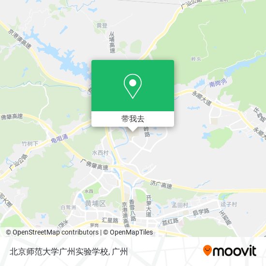 北京师范大学广州实验学校地图