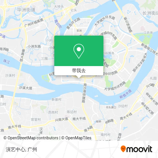 演艺中心地图