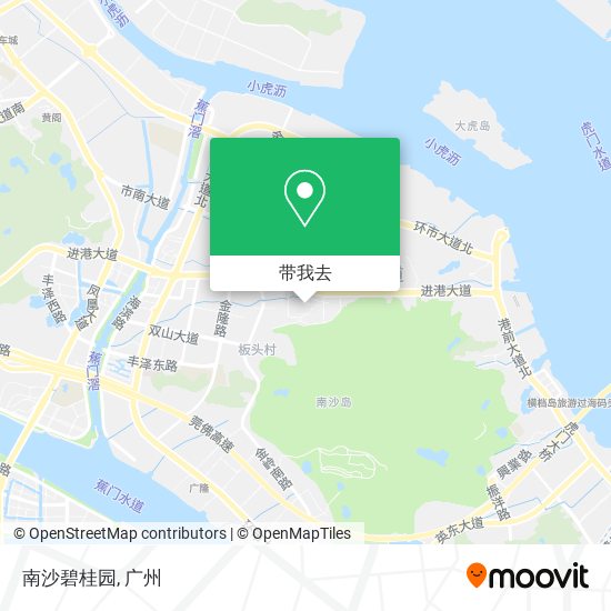 南沙碧桂园地图