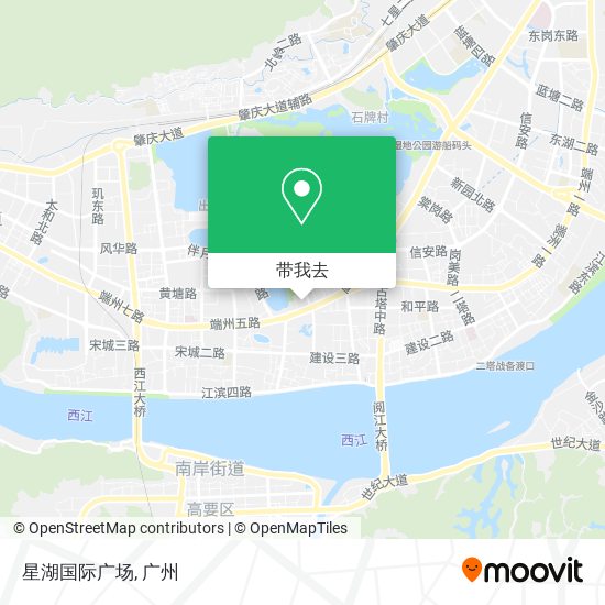 星湖国际广场地图