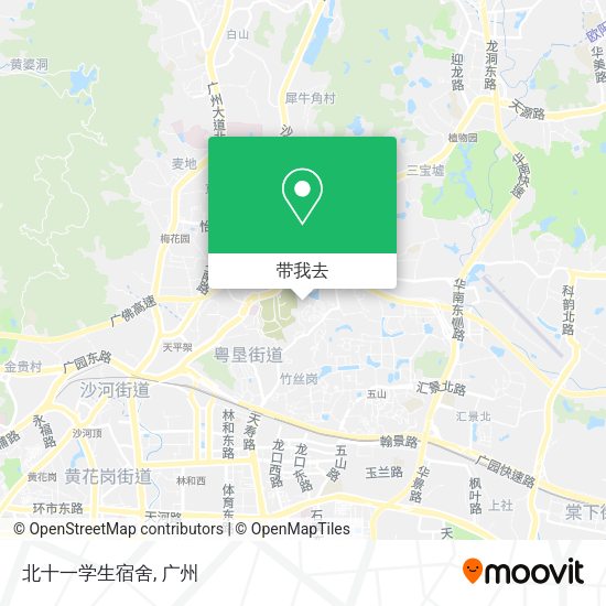 北十一学生宿舍地图