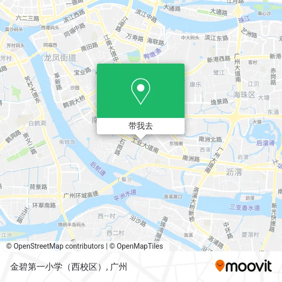 金碧第一小学（西校区）地图