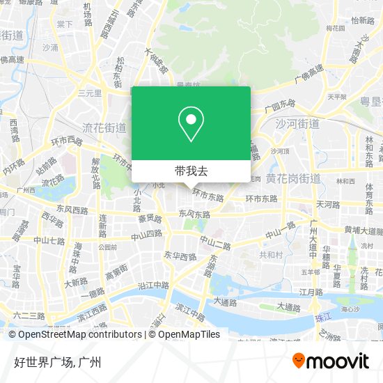 好世界广场地图