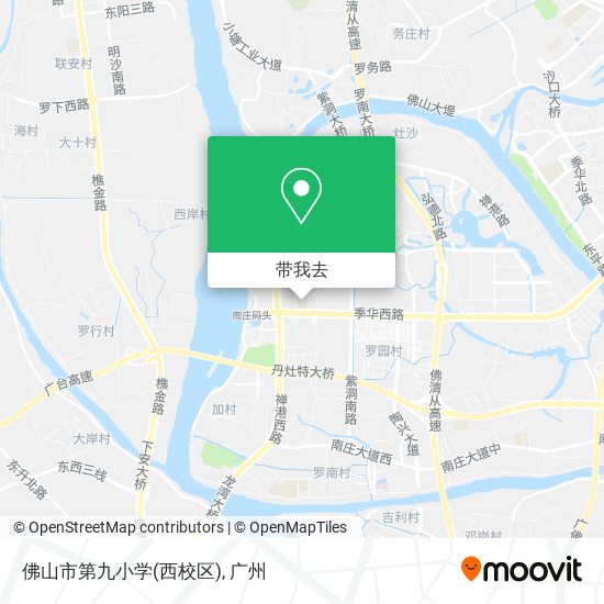 佛山市第九小学(西校区)地图
