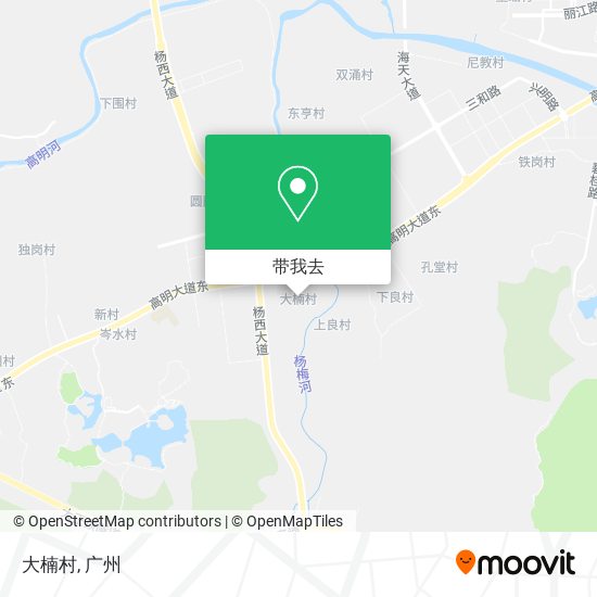 大楠村地图