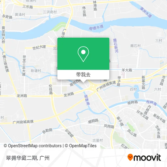 翠拥华庭二期地图