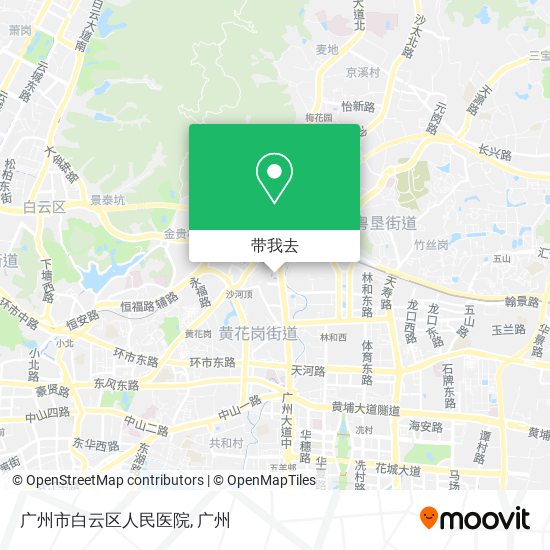 广州市白云区人民医院地图