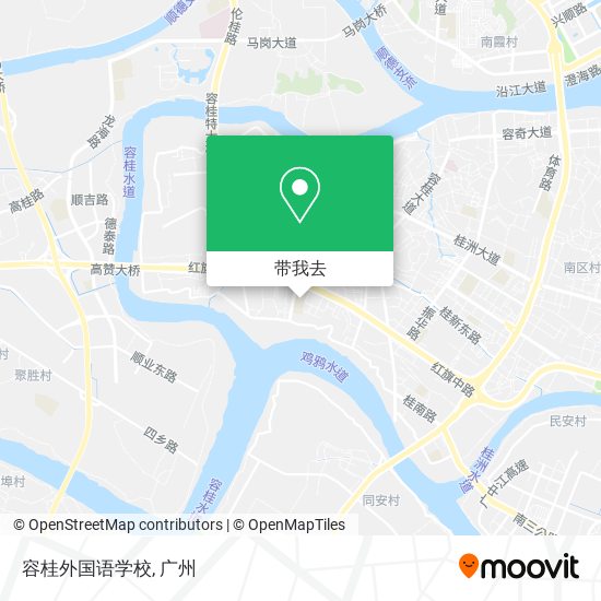 容桂外国语学校地图