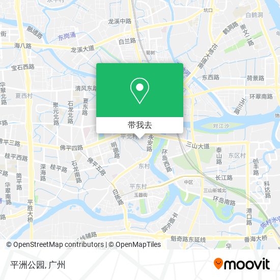 平洲公园地图