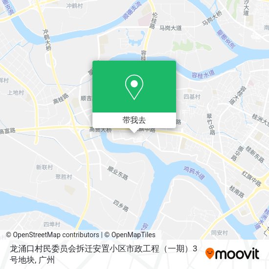 龙涌口村民委员会拆迁安置小区市政工程（一期）3号地块地图