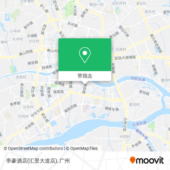 帝豪酒店(汇景大道店)地图