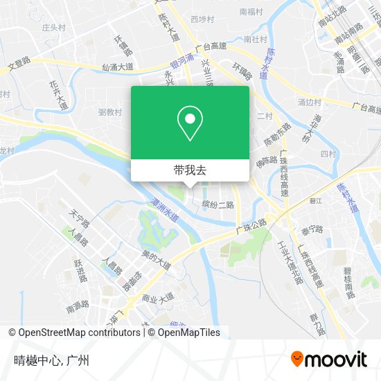 晴樾中心地图