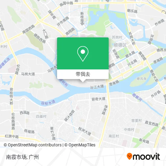 南霞市场地图