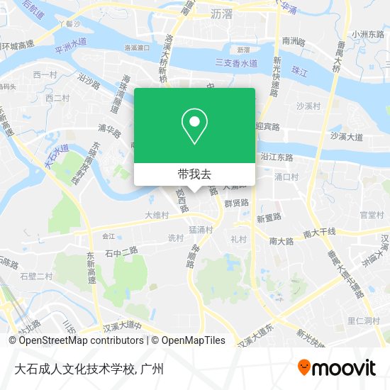 大石成人文化技术学校地图