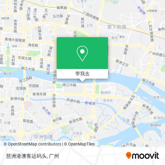 琶洲港澳客运码头地图