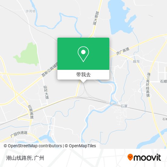 潮山线路所地图