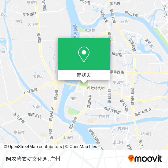 阿农湾农耕文化园地图