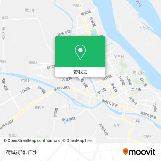 荷城街道地图