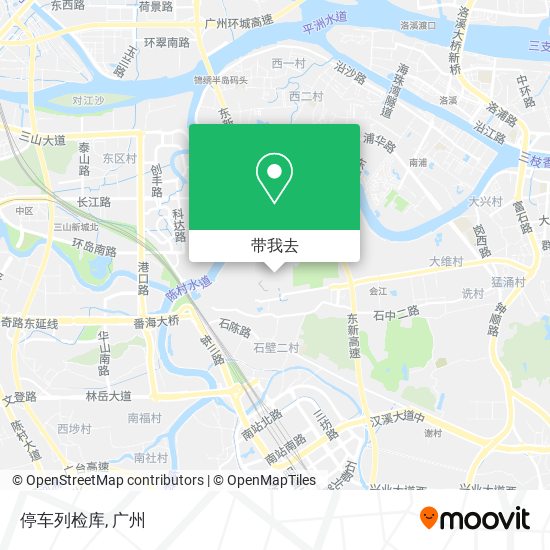 停车列检库地图