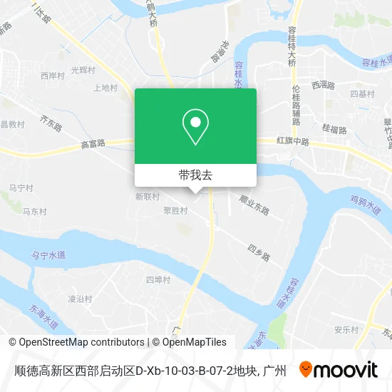 顺德高新区西部启动区D-Xb-10-03-B-07-2地块地图