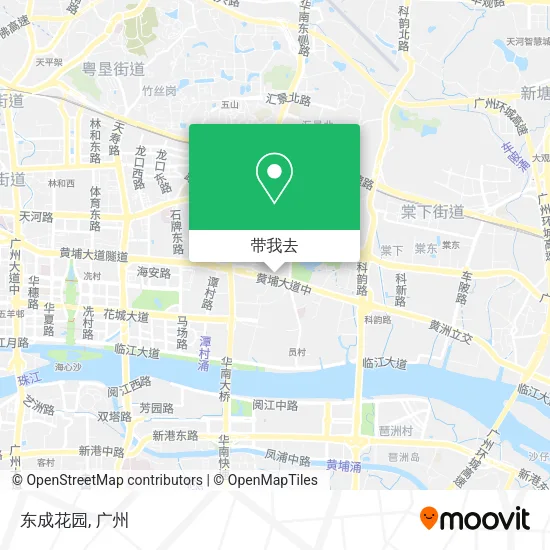 东成花园地图