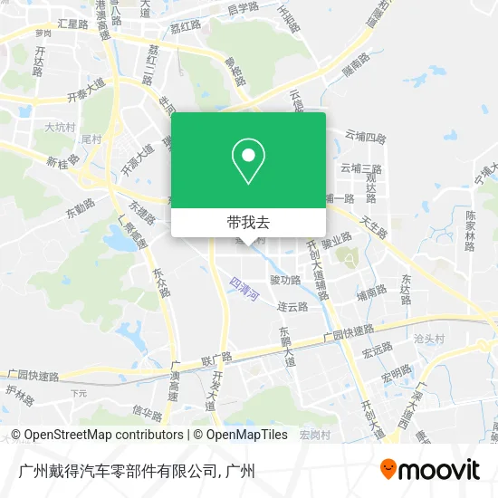 广州戴得汽车零部件有限公司地图