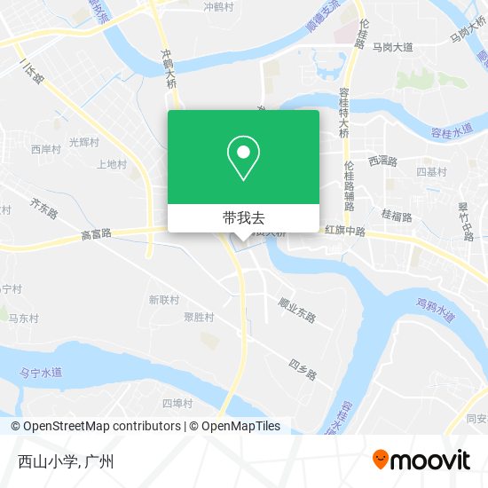 西山小学地图