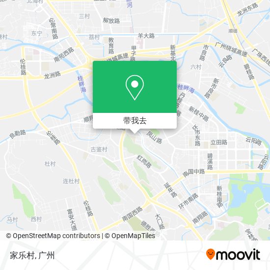 家乐村地图