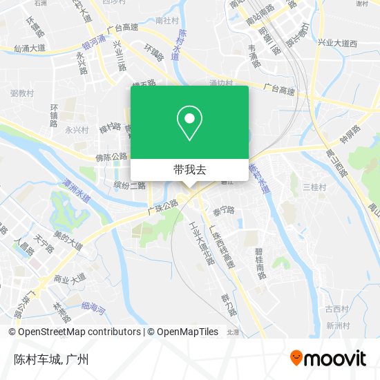 陈村车城地图