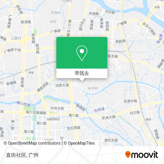 直街社区地图