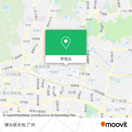 狮头喷水池地图