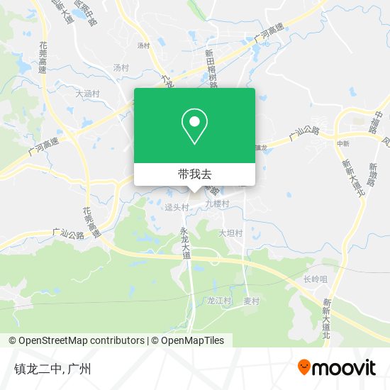 镇龙二中地图