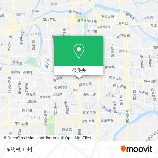 东约村地图