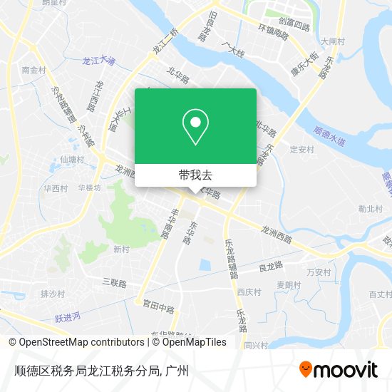 顺德区税务局龙江税务分局地图