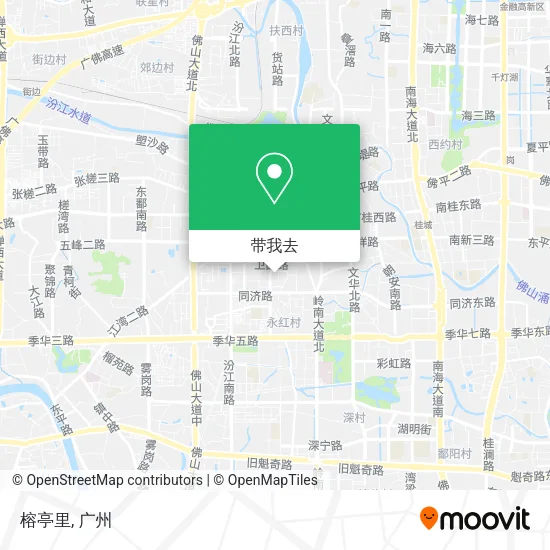 榕亭里地图