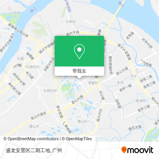 盛龙安置区二期工地地图