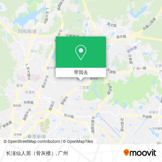 长湴仙人居（骨灰楼）地图