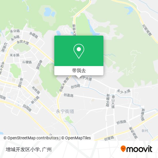 增城开发区小学地图